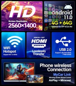Support Phone Wireless mirroring Touch Screen