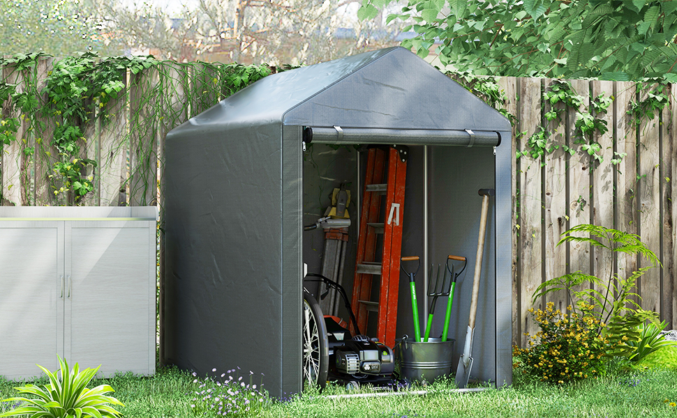 sheds outdoor storage plastic outdoor cover tent metal box s