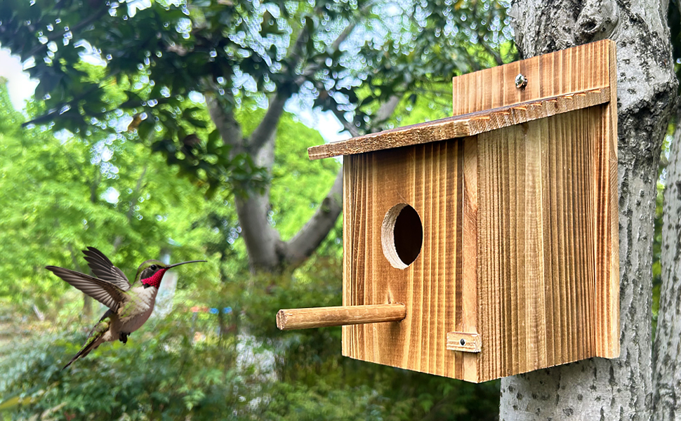 Wooden Bird House