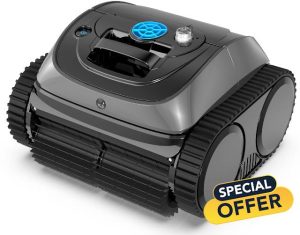 (2024 Upgrade) WYBOT C1 Robotic Pool Cleaner for In Ground Pools up to 65 FT in Length