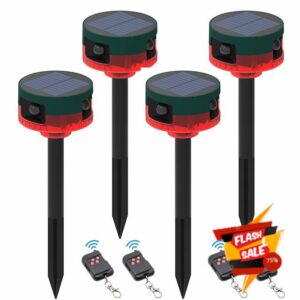 ChunHee Solar Motion Sensor Alarm Outdoor