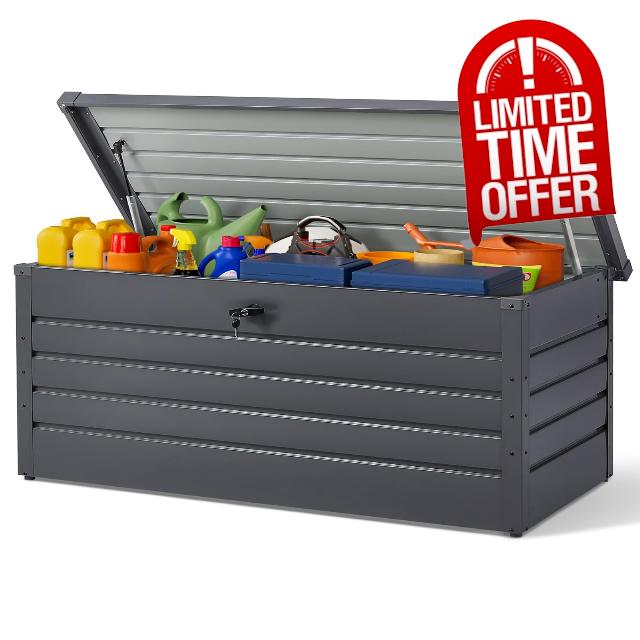 DKIEI 600L Metal Garden Storage Box