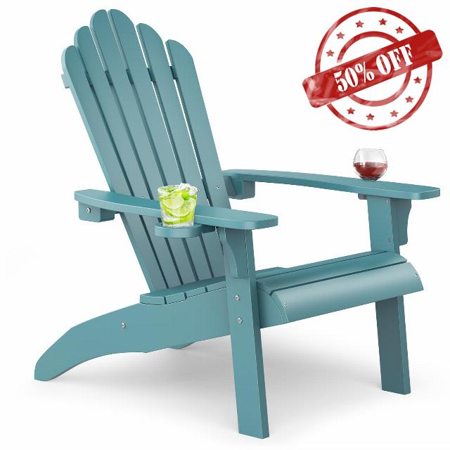 Plastic Adirondack Chair Set of 1