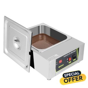 Chocolate Melting Machine 1000w Chocolate Melting Pot Stainless Steel Inner Pan Chocolate Warmer Chocolate Melts Machine for Milk