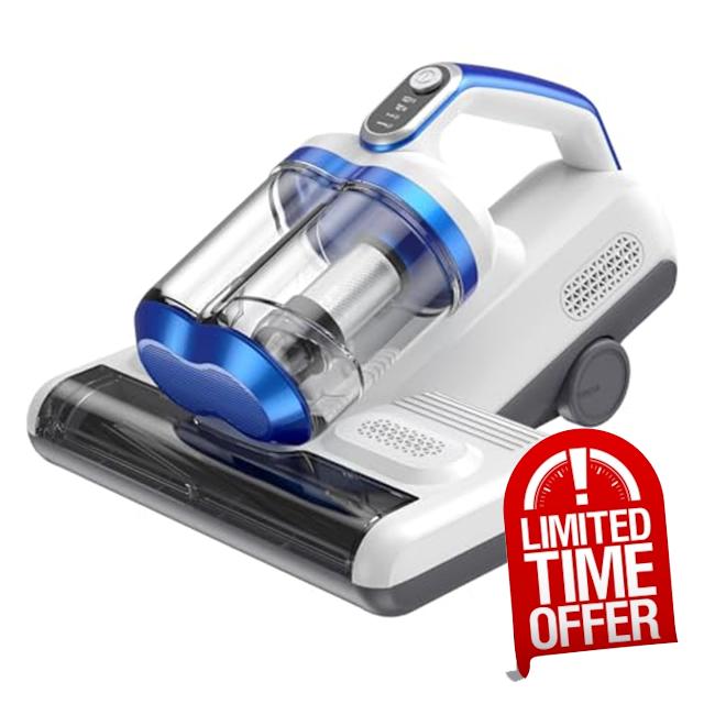 Mattress Vacuum Cleaner Bed Vacuum with 16Kpa Suction 253.7nm UV-C Light