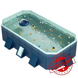 Non-Inflatable Kids' and Adults' Outdoor Swimming Pool (116" x 65" x 21")