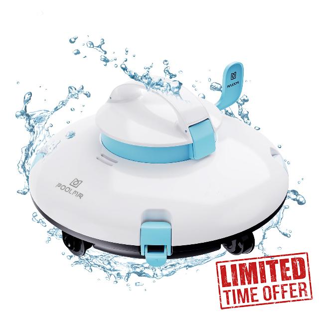 Cordless Robotic Pool Cleaner - above Ground Pool Vacuum - 52 Ft/Min Speed