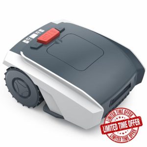 M18E Robot Lawn Mower Perimeter Wire Free(GPS+IMU+Boundary) Robotic Lawnmower for 1/4 acre(1000㎡)