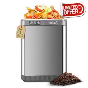 4L Stainless Steel Electric Composter for Kitchen