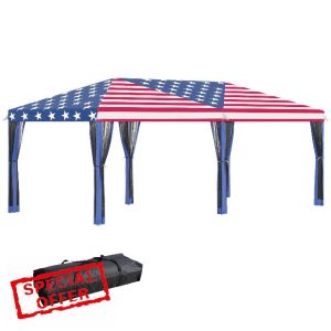 10' x 20' Pop Up Canopy Tent with Netting