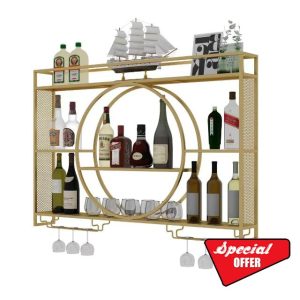 Metal Wine Rack Wall Mounted