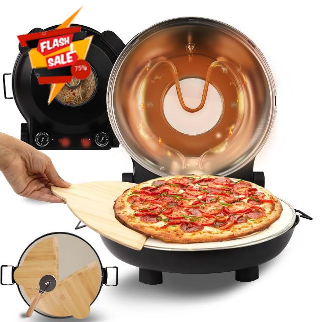Pizza Oven Countertop Pizza Oven Indoor Portable Pizza Maker 12 Inch Backyard Pizza Oven Outside