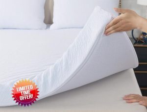 WhatsBedding 3 Inch Memory Foam Mattress Topper Queen Size