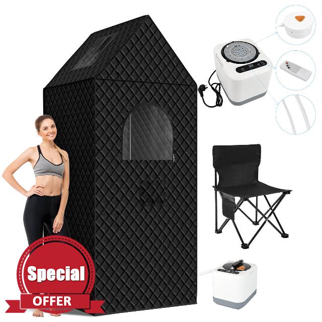 Personal Steam Sauna Box for Home Spa Full Body Therapy