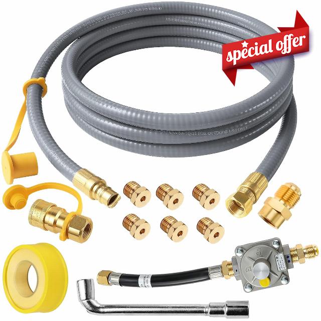MIV Propane to Natural Gas Conversion Kit Compatible with Nexgrill