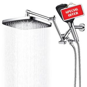 12" Rain Shower Heads with Handheld Spray Combo