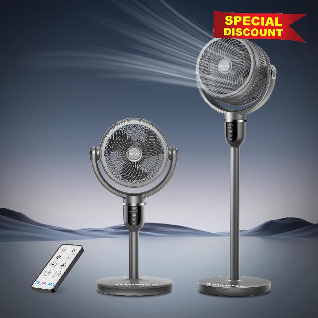 Pedestal Fan Oscillating with Remote
