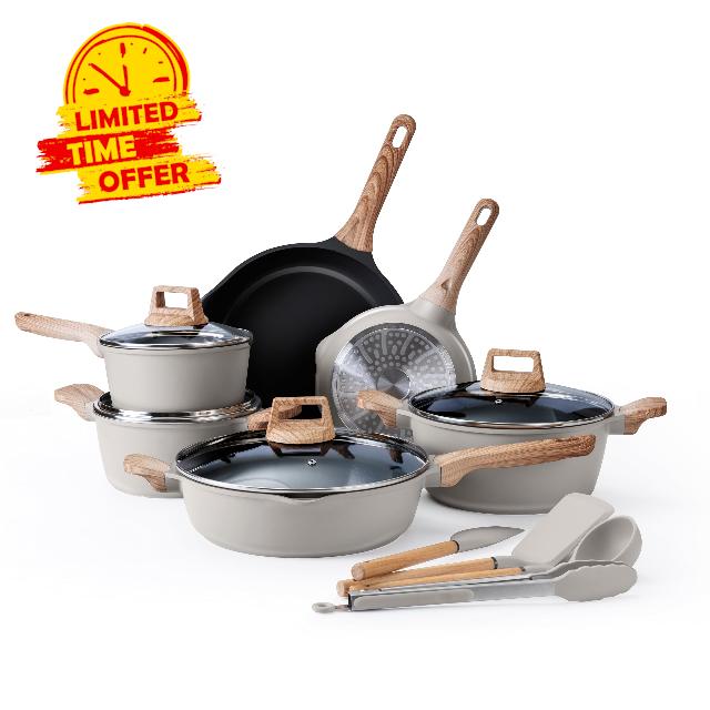 Country Kitchen Pots and Pans Set Nonstick