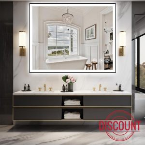 40”x32” Bathroom Mirror with Lights