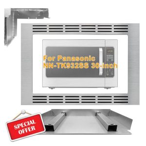 30-inch Trim Kit for Panasonic NN-TK932SS 2.2 cu ft Microwave Oven，30" Durable Microwave Trim Kit Compatible with Panasonic NN-SE9**S