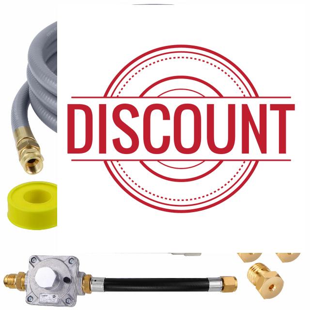 Propane to Natural Gas Conversion Kit Compatible with Nexgrill Grills