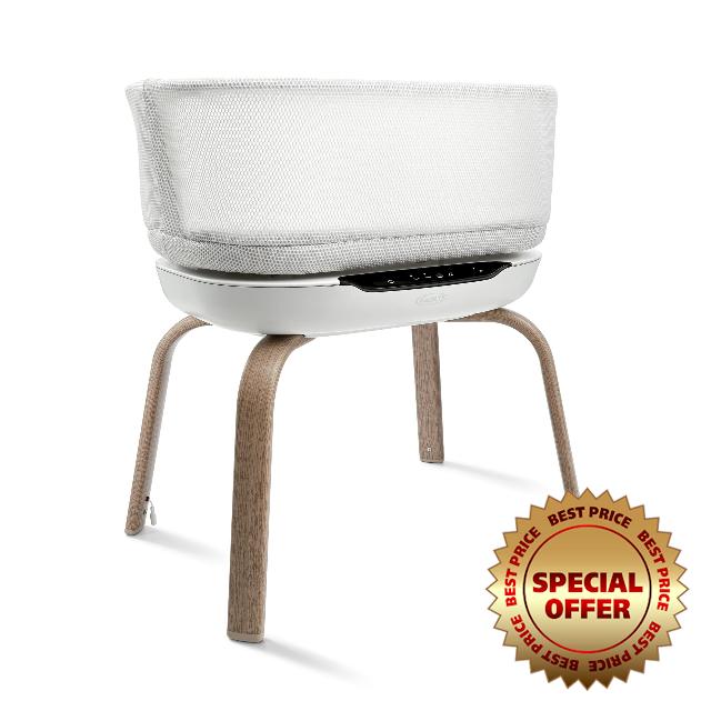 Graco® SmartSense™ Soothing Baby Bassinet – Smart Newborn Bassinet Detects and Automatically Responds to Baby's Cries – for Newborn Babies to 6 Months