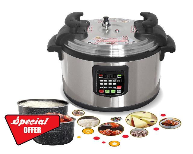 Kolice Commercial Electric 33L Pressure Cooker