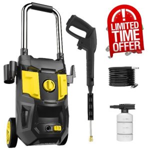 Electric Pressure Washer- 4200 PSI Electric Power Washer with Winding 35FT Power Cord