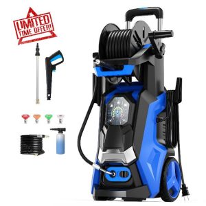 Electric Pressure Washer 5000 PSI 3.5 GPM Power Washer Touch Screen Adjustable Pressure
