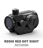 Feyachi RDS-22 2MOA Red Dot Sight Compact Red Dot Scope with 0.83inch Riser Mount Absolute Co-Wit...