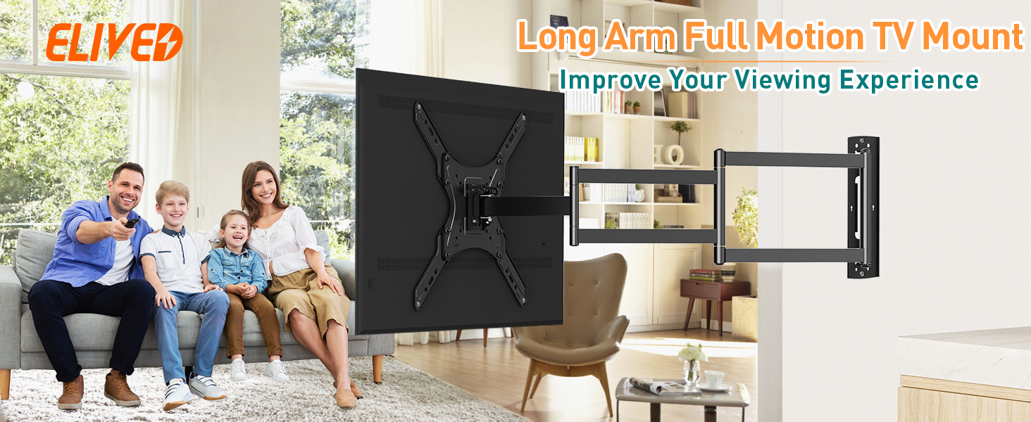 LONG ARM TV WALL BRACKET