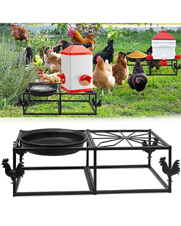 Chicken Feeder Stand Holder