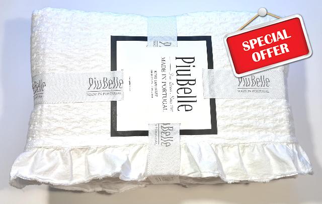 Piubelle Piu Belle Portugal 100% Cotton-Hotel Luxury Matelasse All Season