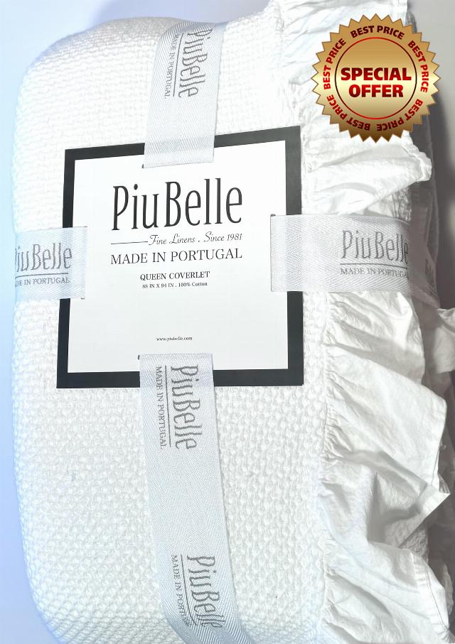 Piubelle Piu Belle Portugal 100% Cotton-Hotel Luxury Matelasse All Season