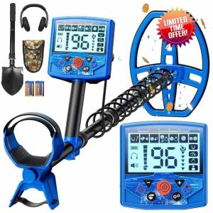 MIYAY Metal Detector for Adults - Gold and Silver Detector with LCD Display
