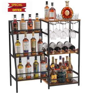 3-Tier Freestanding Wine Rack