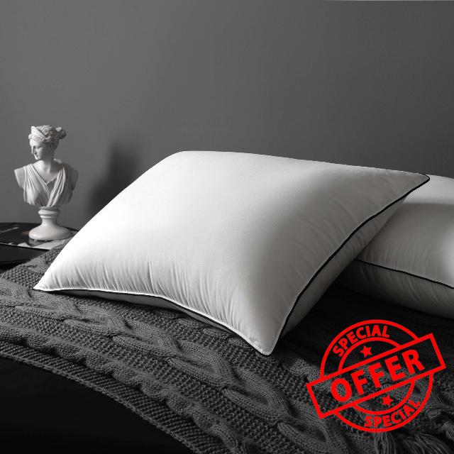 Premium Hungarian Goose Down Pillows Queen Size
