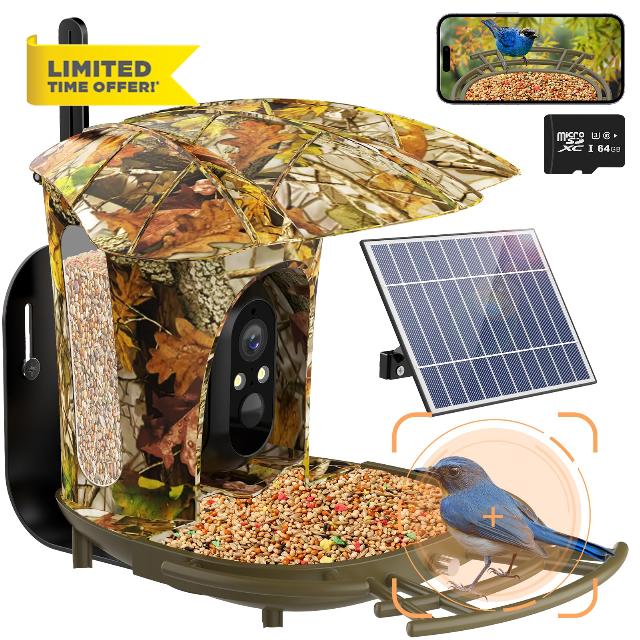 Smart Bird Feeder with Camera Outdoor