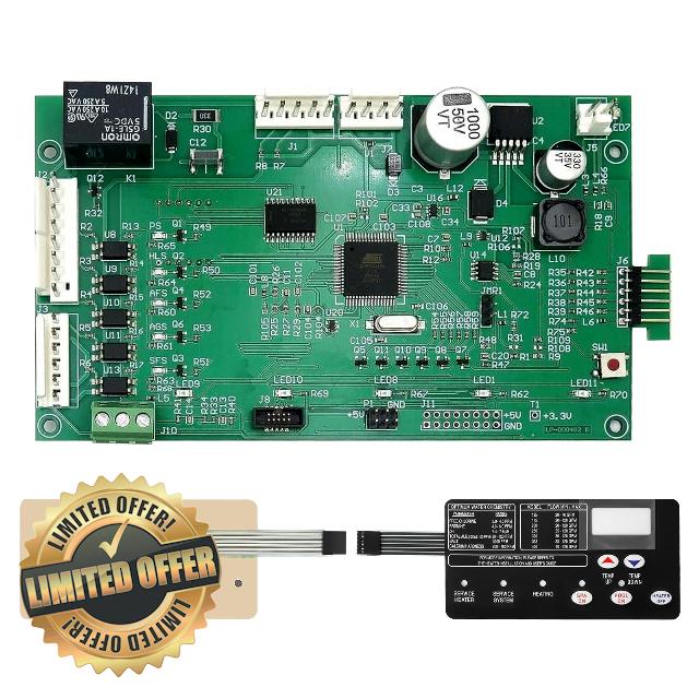 New Upgraded 42002-0007S 461105 Pool Heater Control Board Kit Replacement for Pentair 42002-0007S Control Board Kit