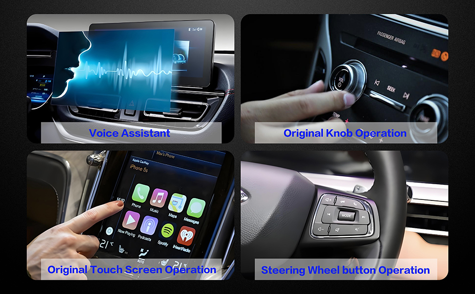 3 In 1 Wireless CarPlay&Android Auto Adapter