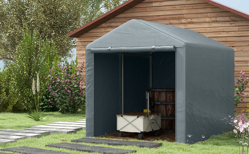 sheds outdoor storage plastic outdoor cover tent metal box s