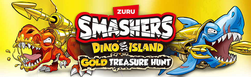 Smashers, Dino Island, Smash, boys toys, action toys, Gold adventure, Surprise inside
