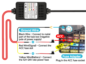 hard wire dashcam kit