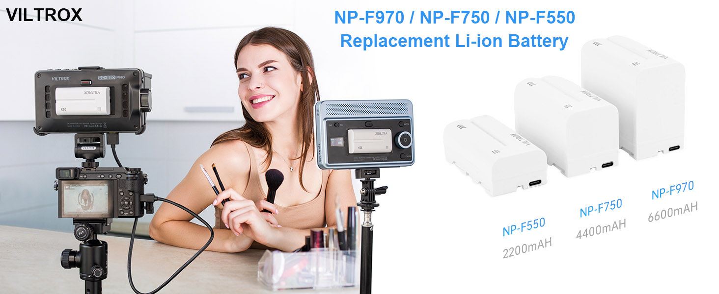 NP-F970 Replacement Li-ion Battery