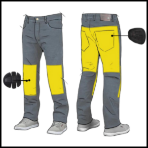 biker jeans with armors, motorbike pants removable armors,CE Approved Motorcycle Jeans