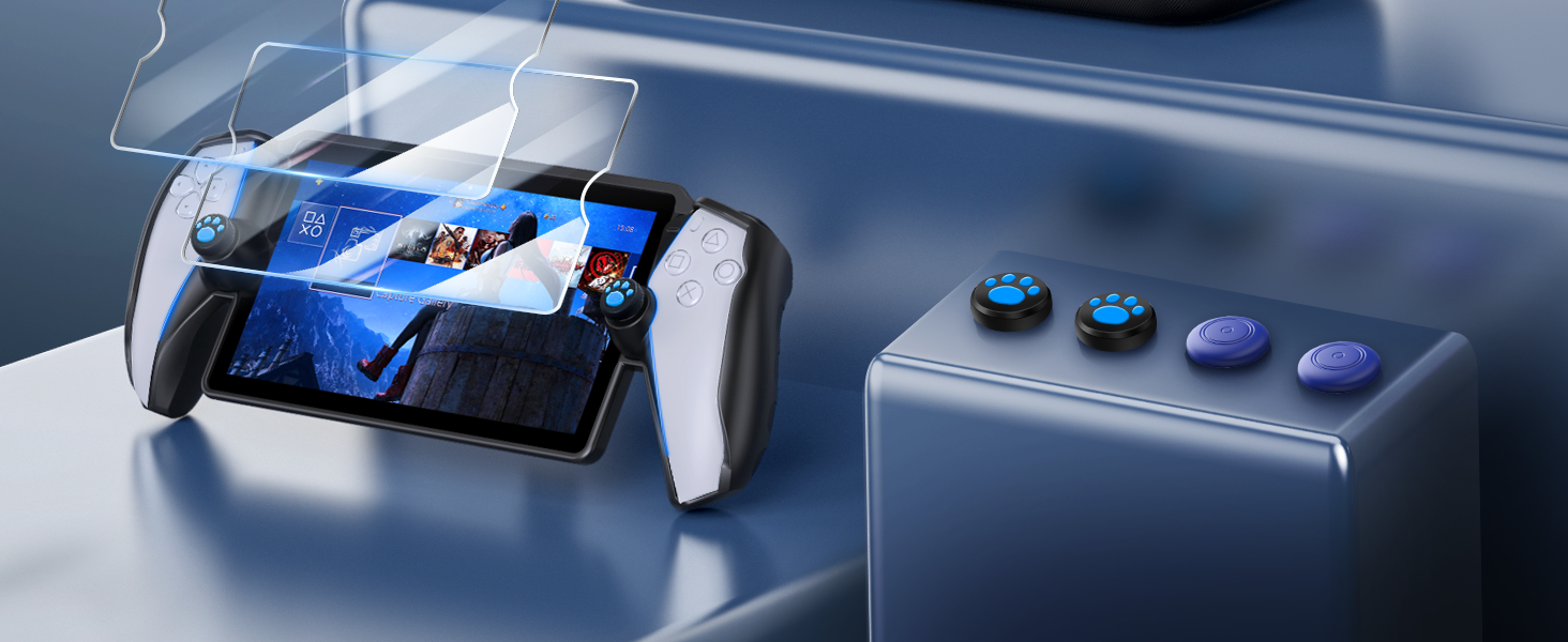 High-Capacity Storage Space Protective Case Cover Accessories for Playstation Portal Remote Player