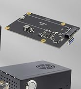 Geekworm NASPi Gemini 2.5 V2.0 Dual 2.5'' SATA HDD/SSD NAS Case Kit with PWM Fan, RAID, Safe Shut...