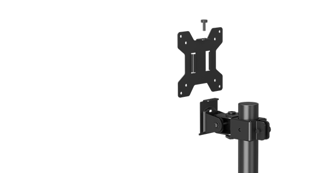 double monitor stand