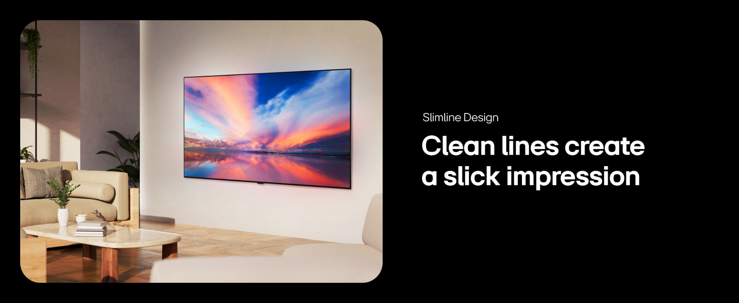 Clean lines create a slick impression