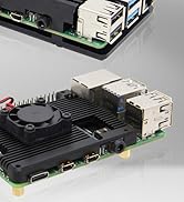 Geekworm Raspberry Pi 4 Computer Model B Armor Aluminum Alloy Case/Raspberry Pi Passive Cooling S...